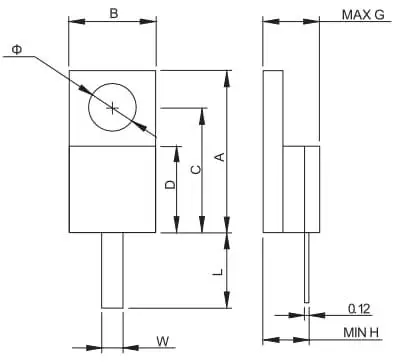single hole flanged terminations
