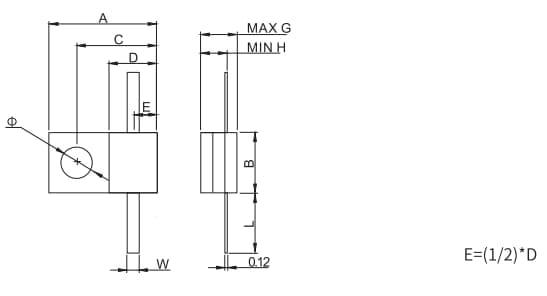 single hole flanged resistors