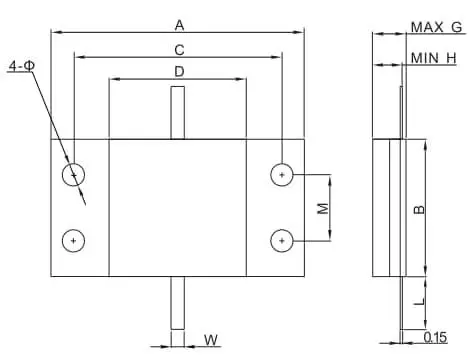 high power flanged resistors