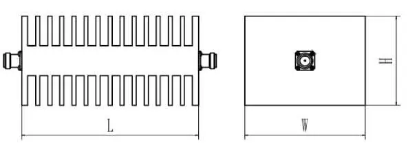 coaxial fixed attenuators